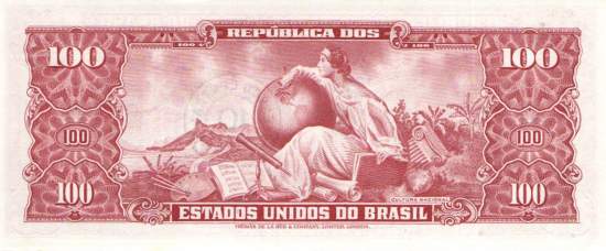 10 Centavos auf 100 Cruzeiros